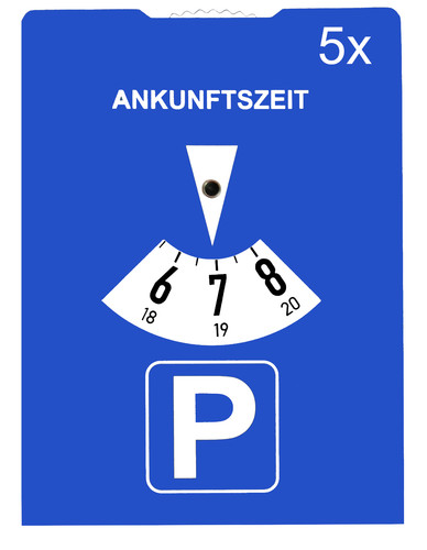 Parkscheibe stück - parkscheibe, 5